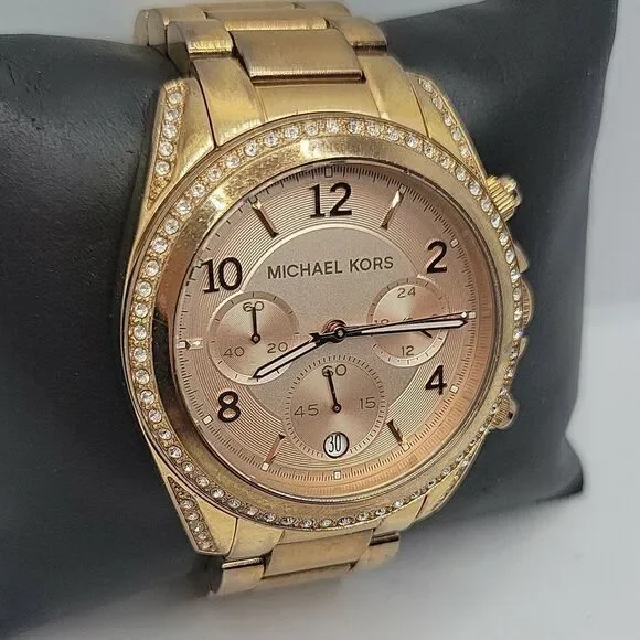 Michael Kors Blair MK5263 Women's Stainless Steel Analog Quartz Dial Watch BC822 - Picture 3 of 10